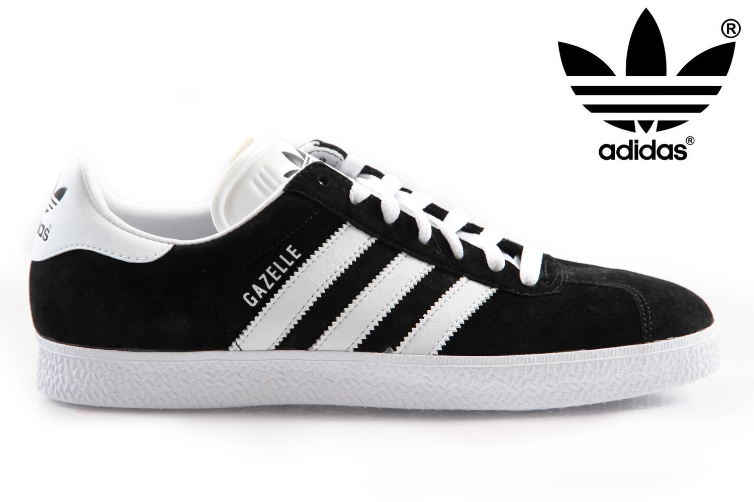 adidas gazelle femme noir pas cher